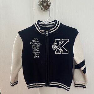 Kith knitted zip up sweater